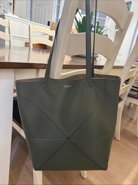 Loewe Puzzle Fold Medium Tote with Organizer